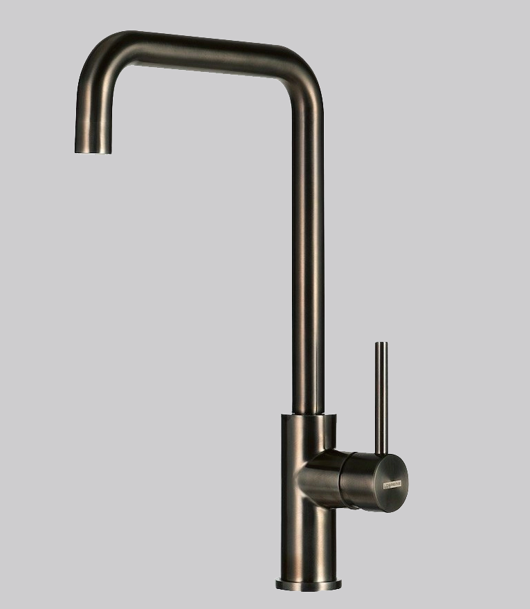 Spoelbak en Kraan Gun Metal