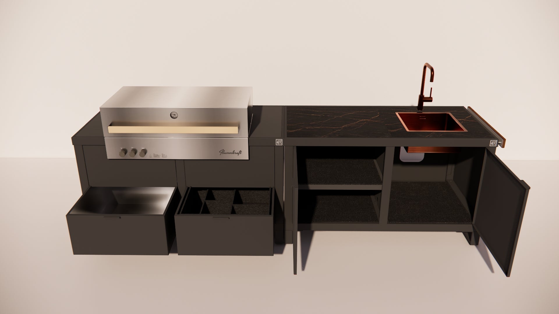 Gasgrill | Aufbau 3