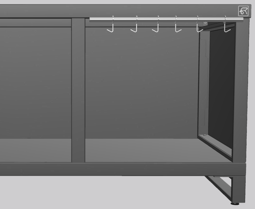 Hakensatz vorne (rechts) (NL)