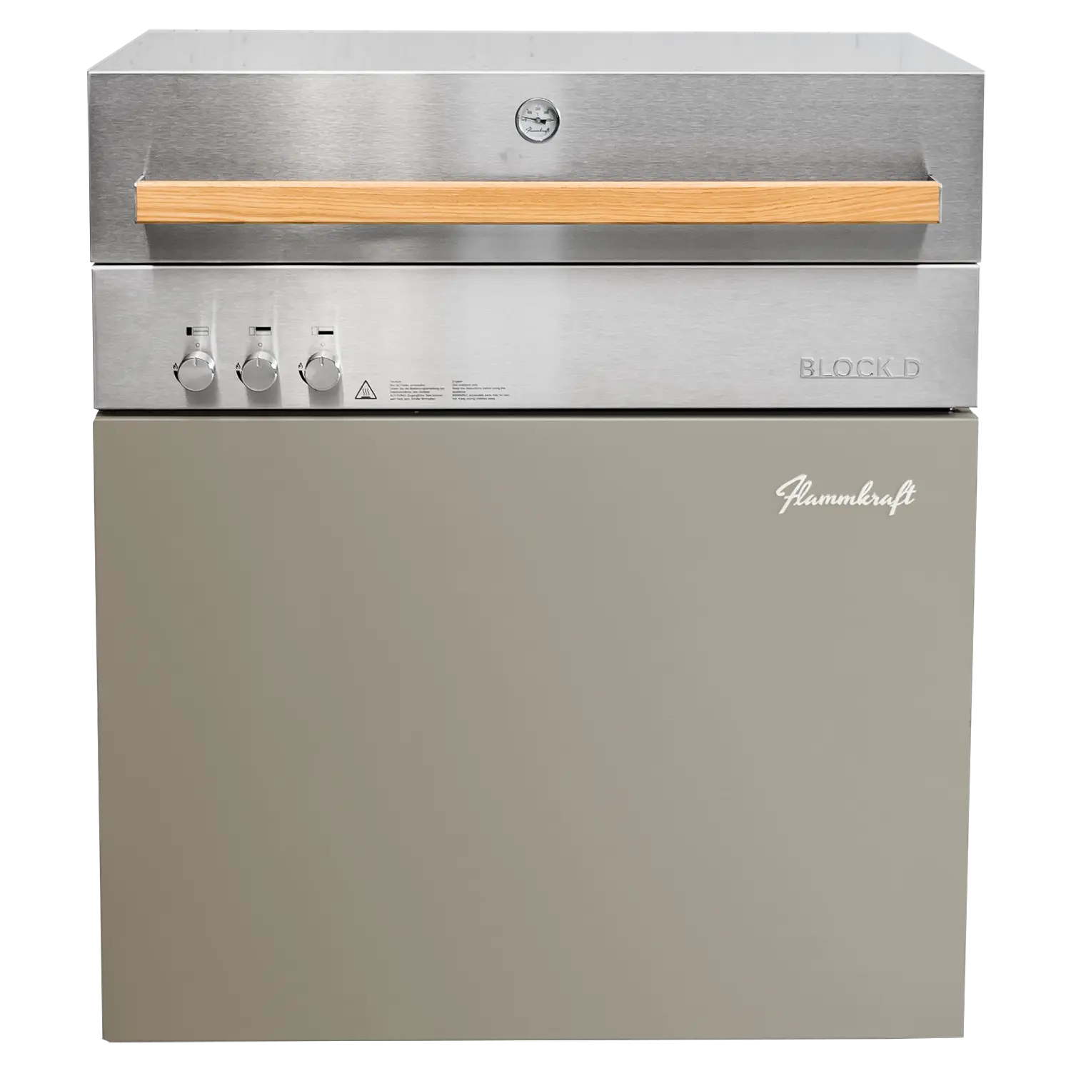 Flammkraft BLOCK D (Gen. 5) Einbaugrill