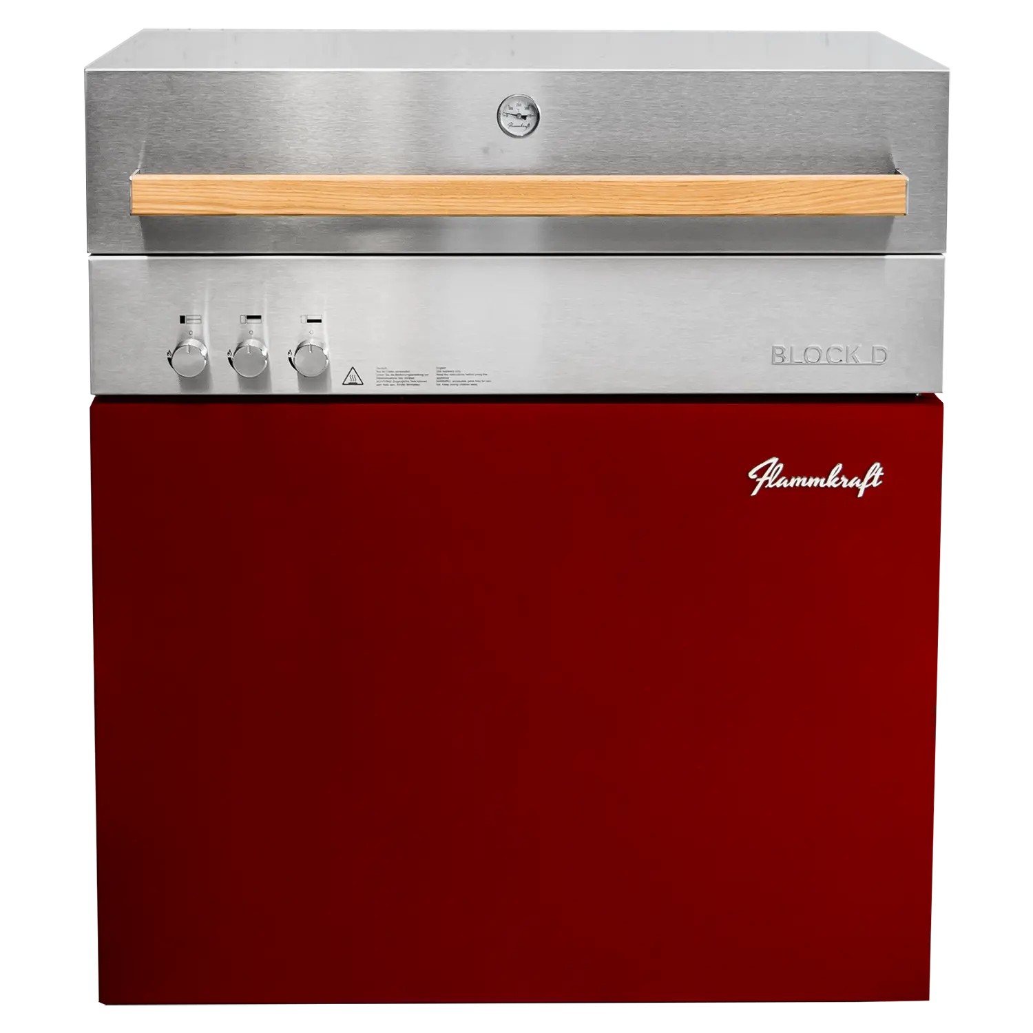 Flammkraft BLOCK D (Gen. 5) Einbaugrill